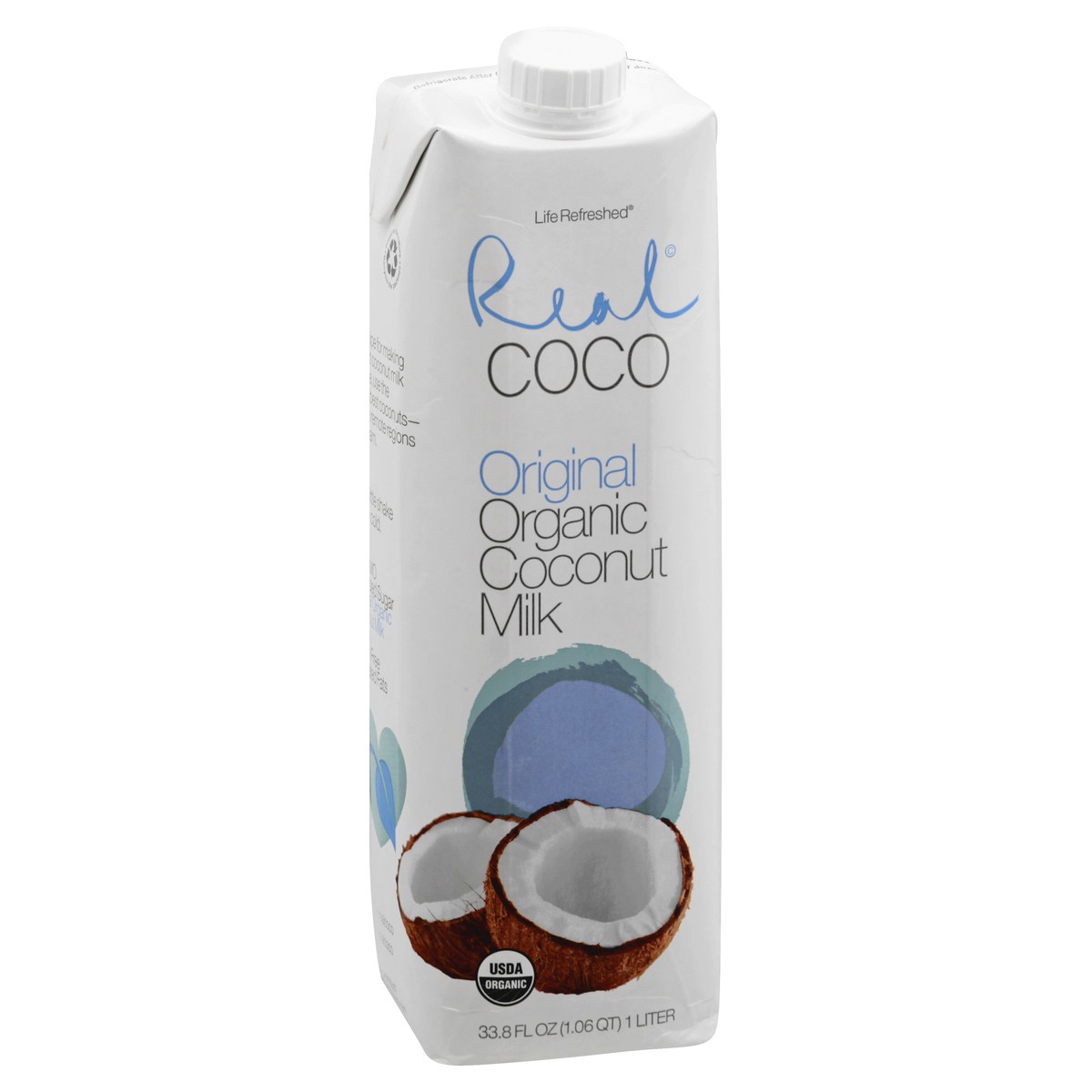 slide 9 of 13, Real Coco Life Refreshed Original Organic Coconut Milk 33.8 oz, 33.8 oz