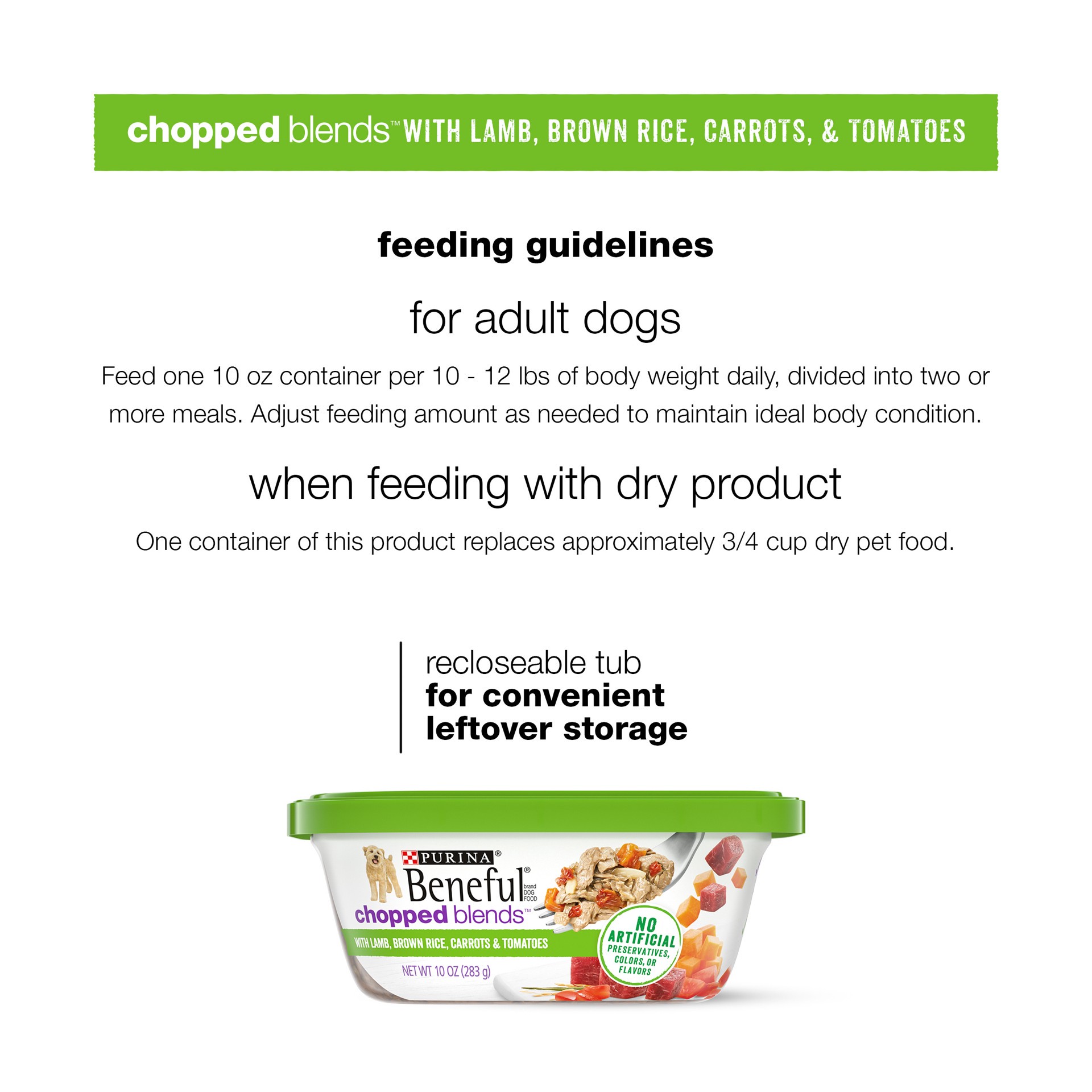 slide 6 of 9, Beneful Purina Beneful Gravy, High Protein Wet Dog Food, Chopped Blends With Lamb, 10 oz