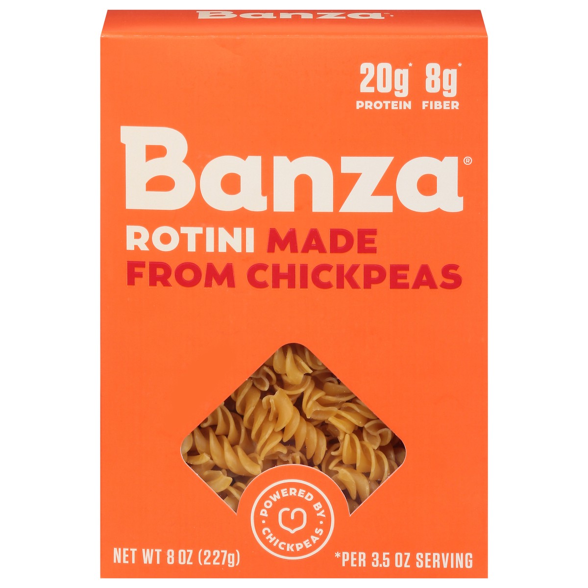 slide 1 of 9, Banza Chickpea Rotini 8 oz, 8 oz