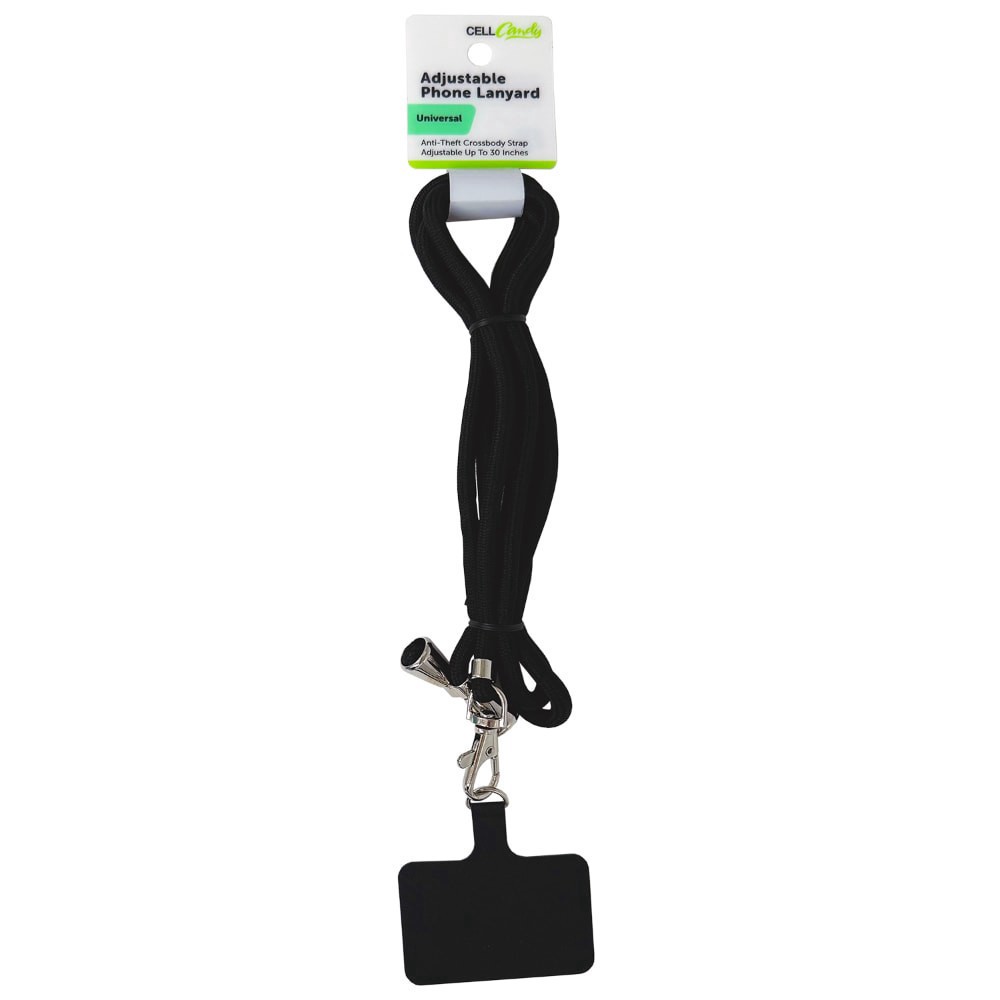 slide 1 of 1, CCY Phone Lanyard - Black EA, 1 ct