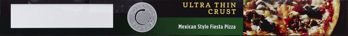 slide 2 of 6, Culinary Circle Pizza, Ultra Thin Crust, Mexican Style Fiesta, 14.75 oz