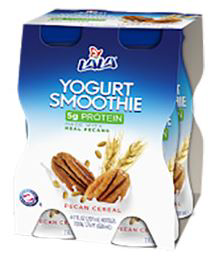 slide 1 of 1, LALA Pecan Cereal Yogurt Smoothies, 4 ct; 7 fl oz