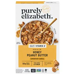 Purely Elizabeth Honey Peanut Butter Superfood Cereal with Vitamin D - 11 oz