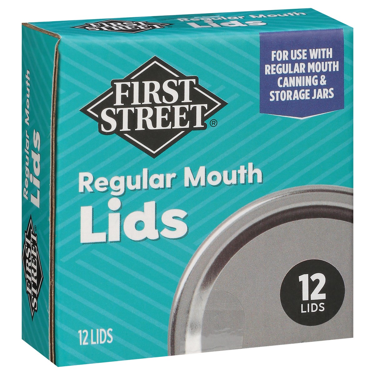 slide 8 of 11, First Street Fs Reg Width Canning Jar Lids, 12 ct