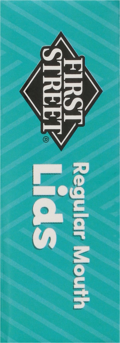 slide 11 of 11, First Street Fs Reg Width Canning Jar Lids, 12 ct