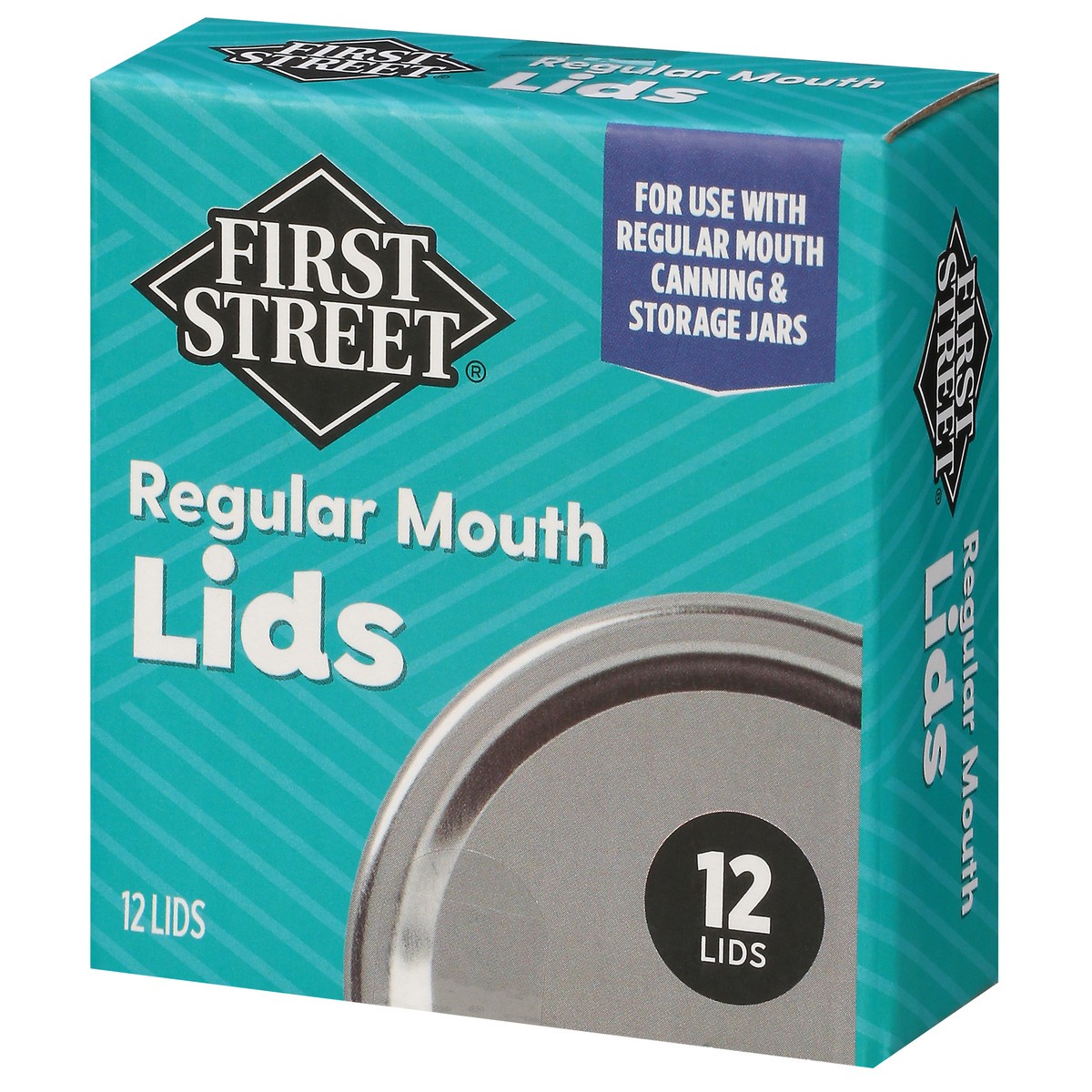 slide 9 of 11, First Street Fs Reg Width Canning Jar Lids, 12 ct