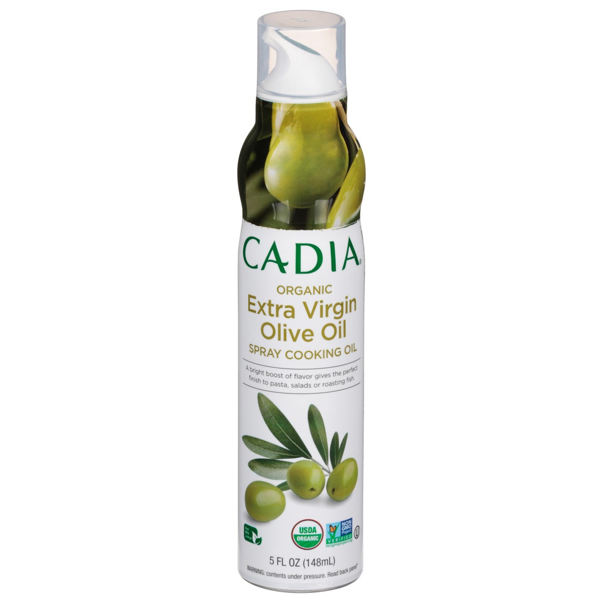 slide 5 of 13, Cadia Extra Virgin Olive Oil Organic Spray Cooking Oil 5 fl oz, 5 fl oz