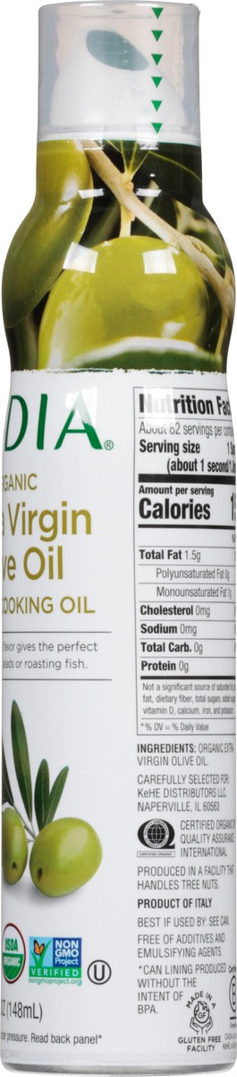 slide 7 of 13, Cadia Extra Virgin Olive Oil Organic Spray Cooking Oil 5 fl oz, 5 fl oz