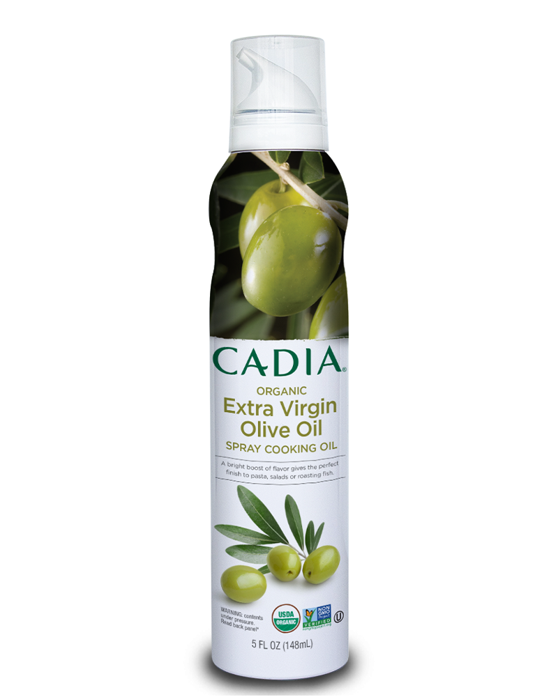 slide 1 of 1, Cadia Organic Extra Virgin Olive Oil Spray Cooking Oil, 5 fl oz