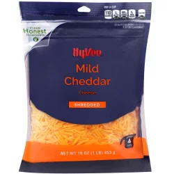 Hy-vee Mild Cheddar Shredded Cheese