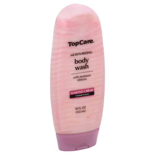 slide 1 of 1, TopCare Almond Creme Body Was, 18 oz