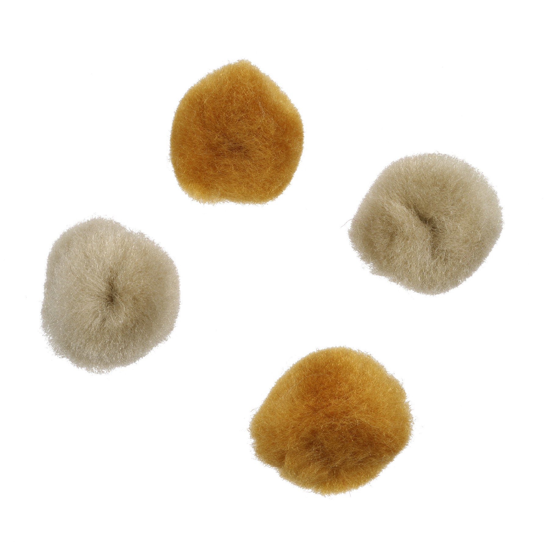 slide 3 of 4, Mixed Brown Pom Poms By Creatology, 80ct., 80 ct