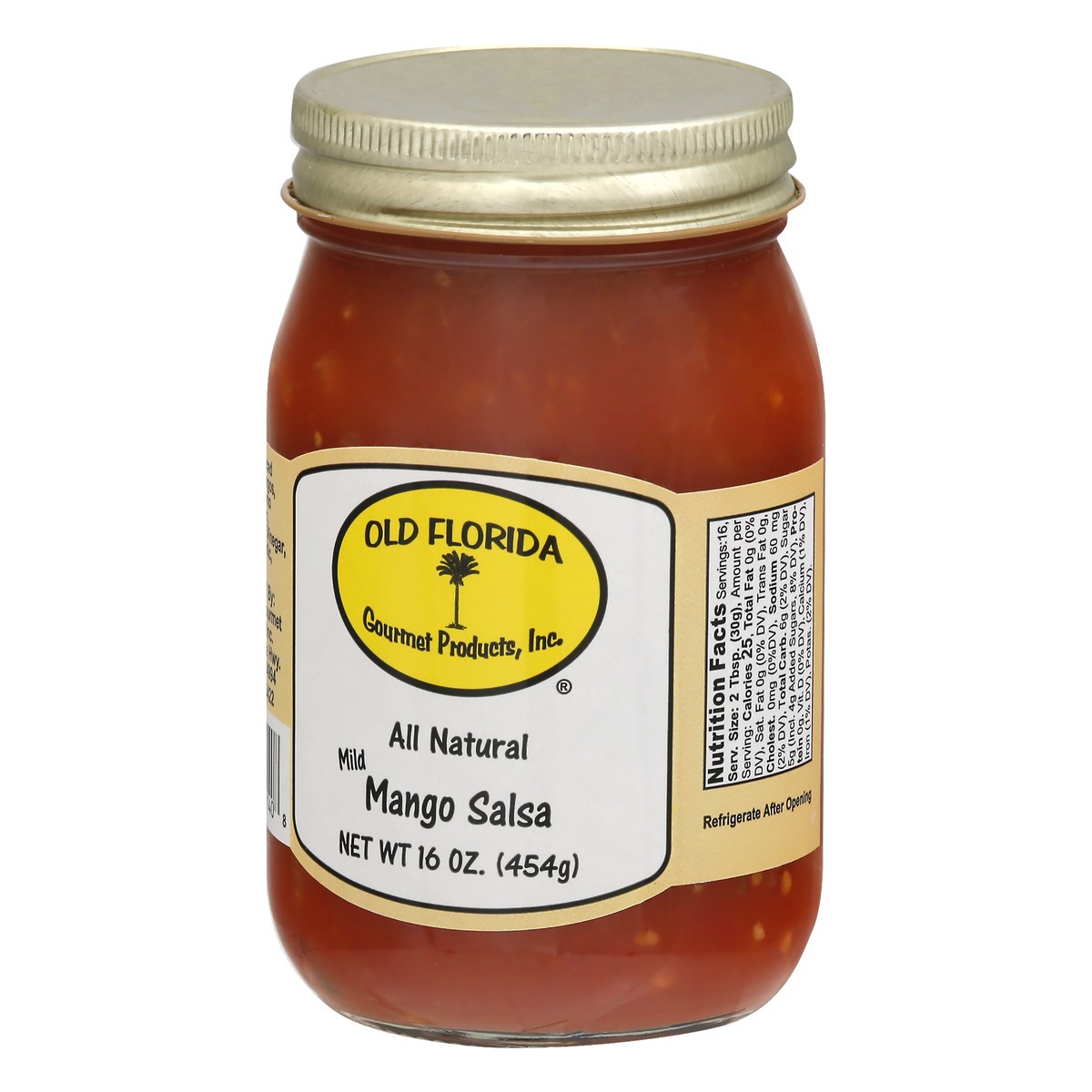 slide 3 of 9, Old Florida Gourmet Products Mild Mango Salsa 16 oz, 17 oz