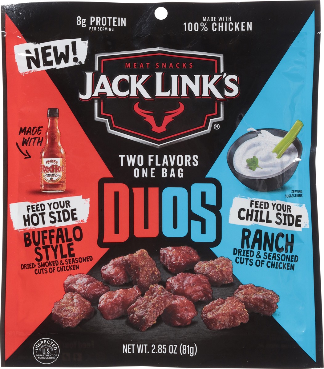 slide 7 of 14, Jack Links Duos Franks & Ranch, 2.85 oz