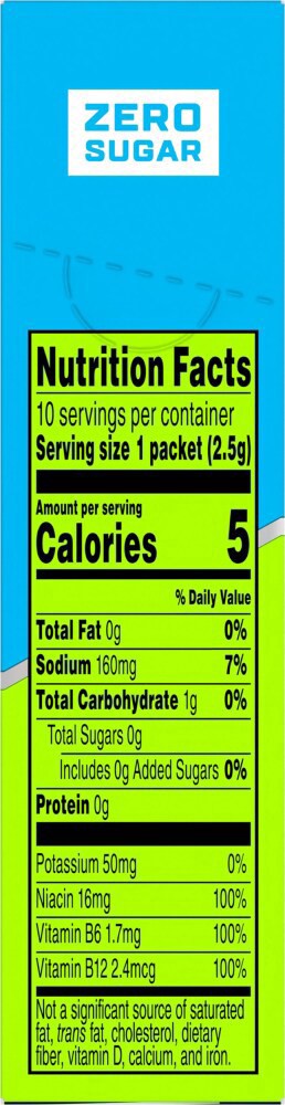 slide 3 of 4, Fast Twitch Zero Sugar Energy Drink Mix - Glacier Freeze, 10 ct; 0.08 oz