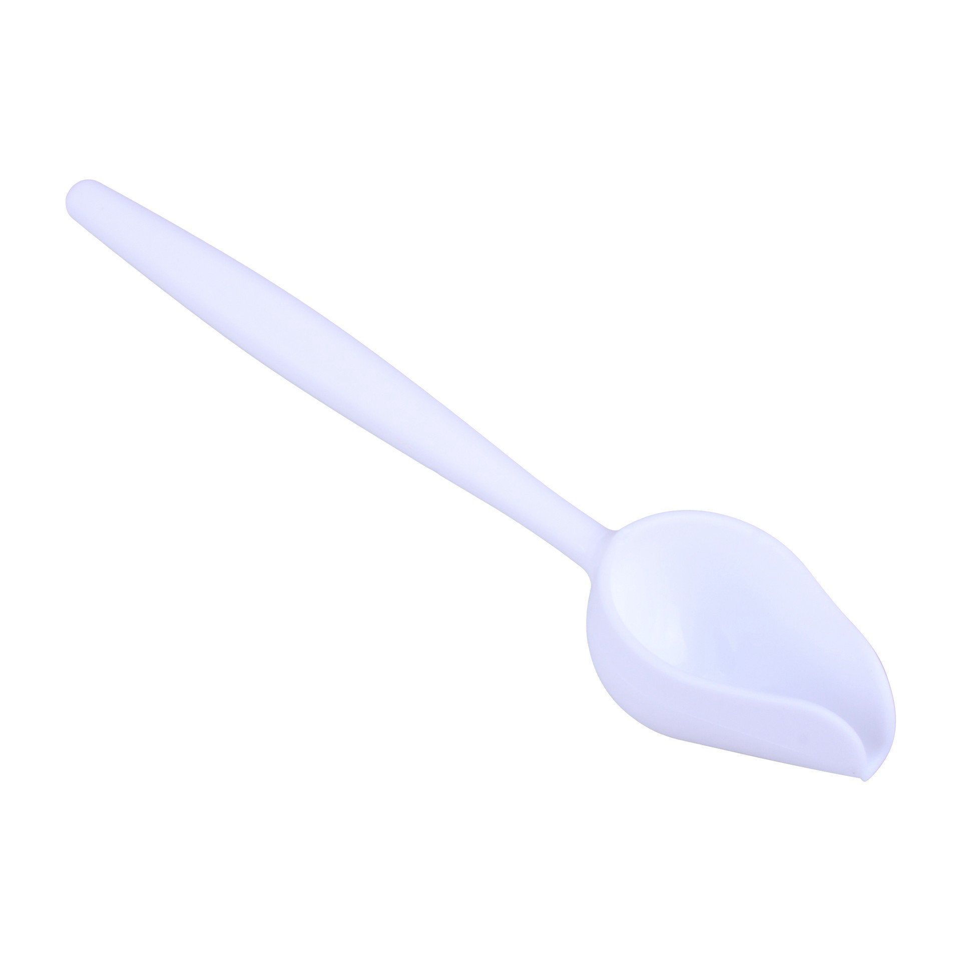 slide 2 of 4, 9" White Drizzle Scoop By Makery, 9 in