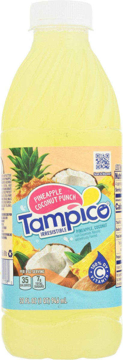 slide 6 of 9, Tampico Pineapple Coconut Punch, 32 oz