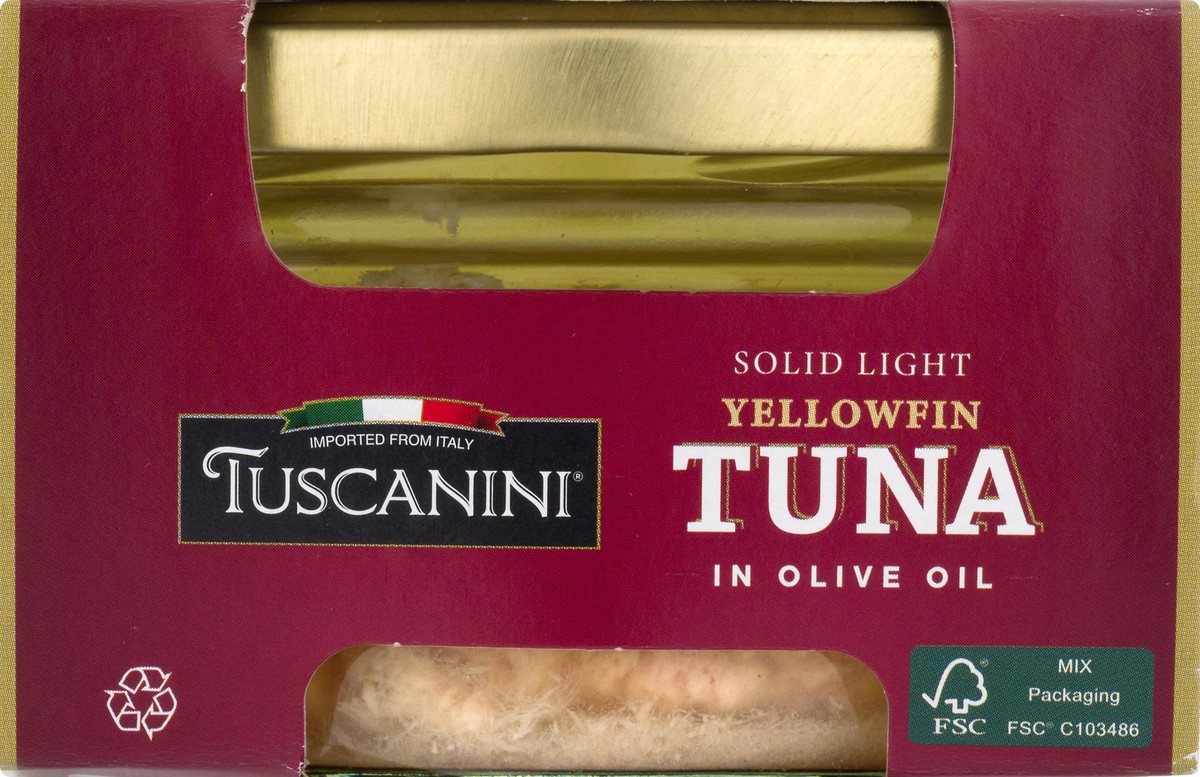 slide 10 of 10, Tuscanini Solid Light in Olive Oil Yellowfin Tuna 5.6 oz, 5.6 oz