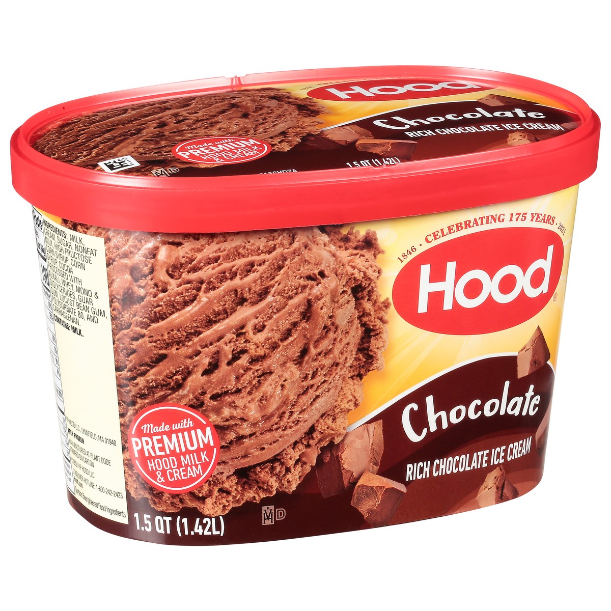 slide 4 of 11, Hood Chocolate Ice Cream, 1.5 Quarts, 1.5 qt