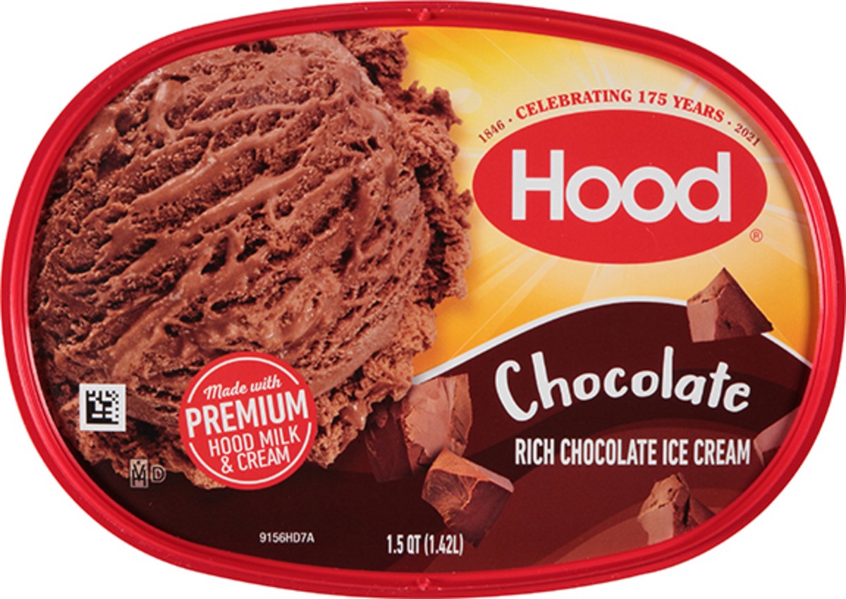 slide 5 of 11, Hood Chocolate Ice Cream, 1.5 Quarts, 1.5 qt