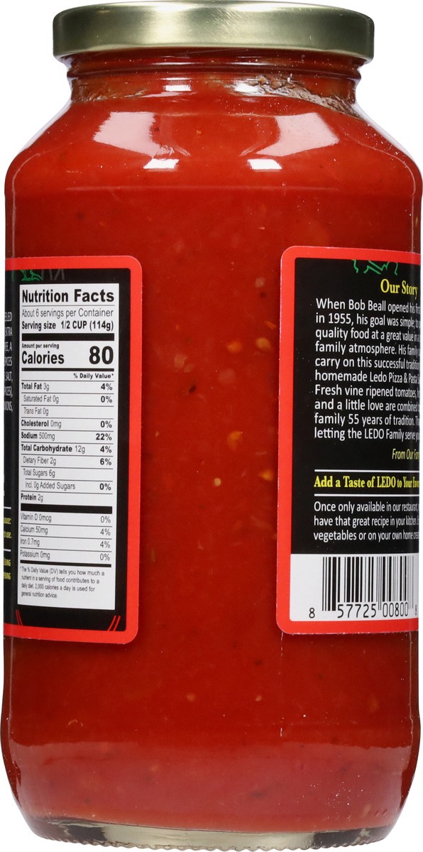 slide 5 of 14, Ledo Pizza Ledo Pizza & Pasta Sauce 24 oz, 24 oz