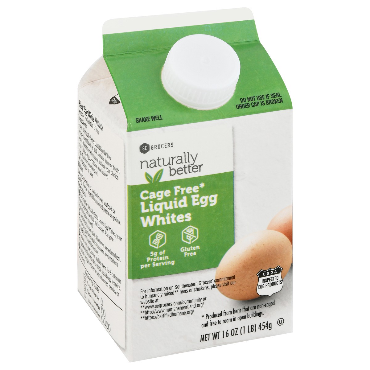 slide 9 of 13, Naturally Better Liquid Egg Whites, 16 oz