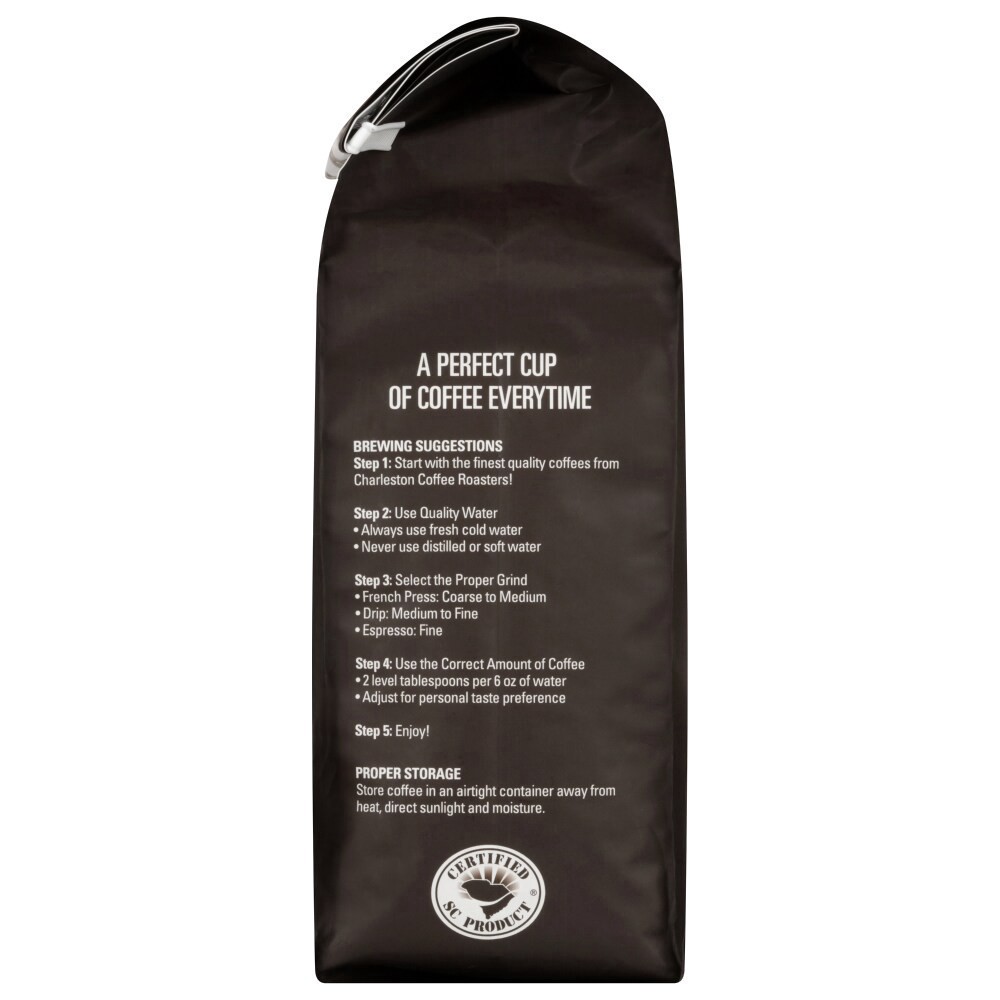 slide 2 of 4, Charleston Organic Medium Roast Whole Bean Ground Coffee, 28 oz