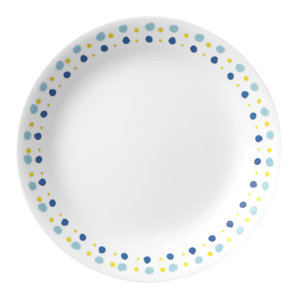 slide 1 of 1, Corelle Key West Lunch Plate - White/Blue/Yellow, 8.5 in