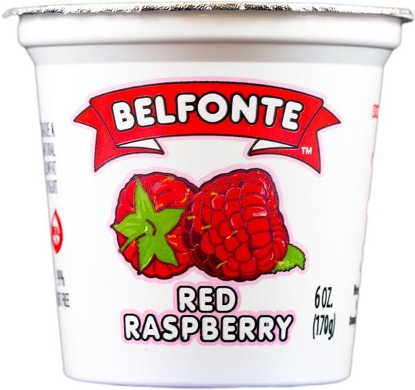 slide 1 of 1, Belfonte Red Raspberry Yogurt, 6 oz