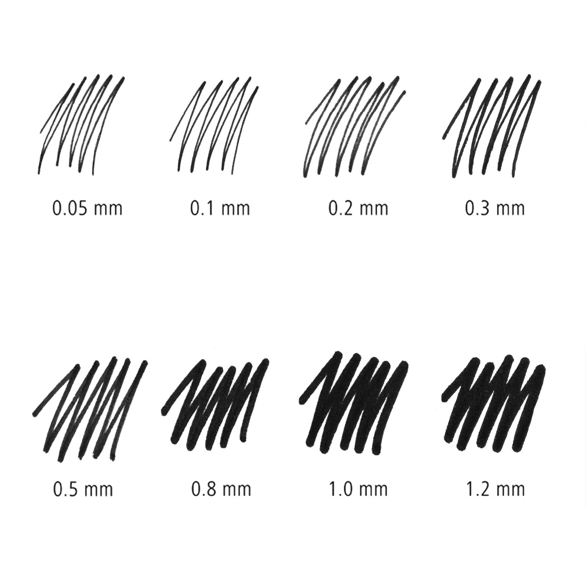 slide 4 of 5, Staedtler Black 8 Piece Pigment Liner Set, 8 ct