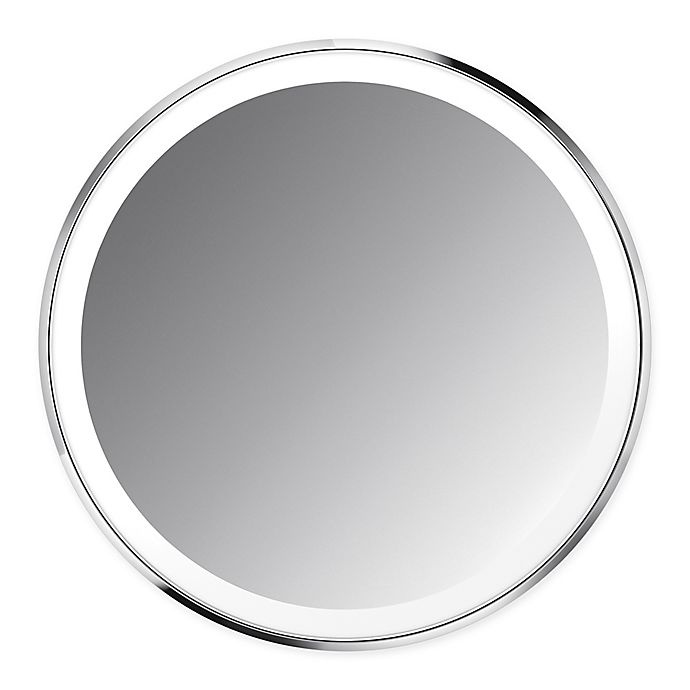 slide 1 of 6, simplehuman Sensor Mirror Compact - Brushed Stainless Steel, 1 ct