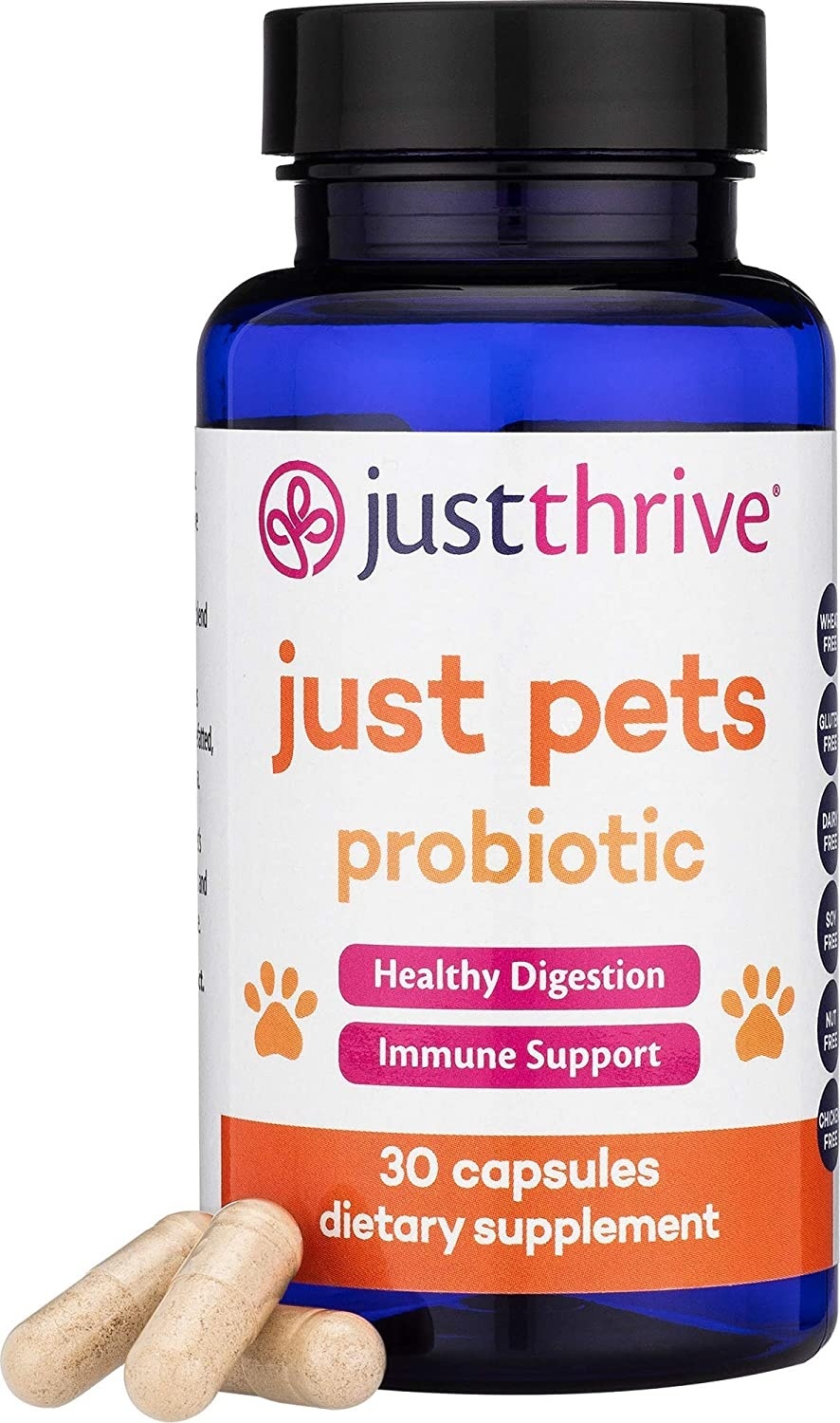 slide 1 of 1, Just Thrive Just Pets Probiotic, 30 ct