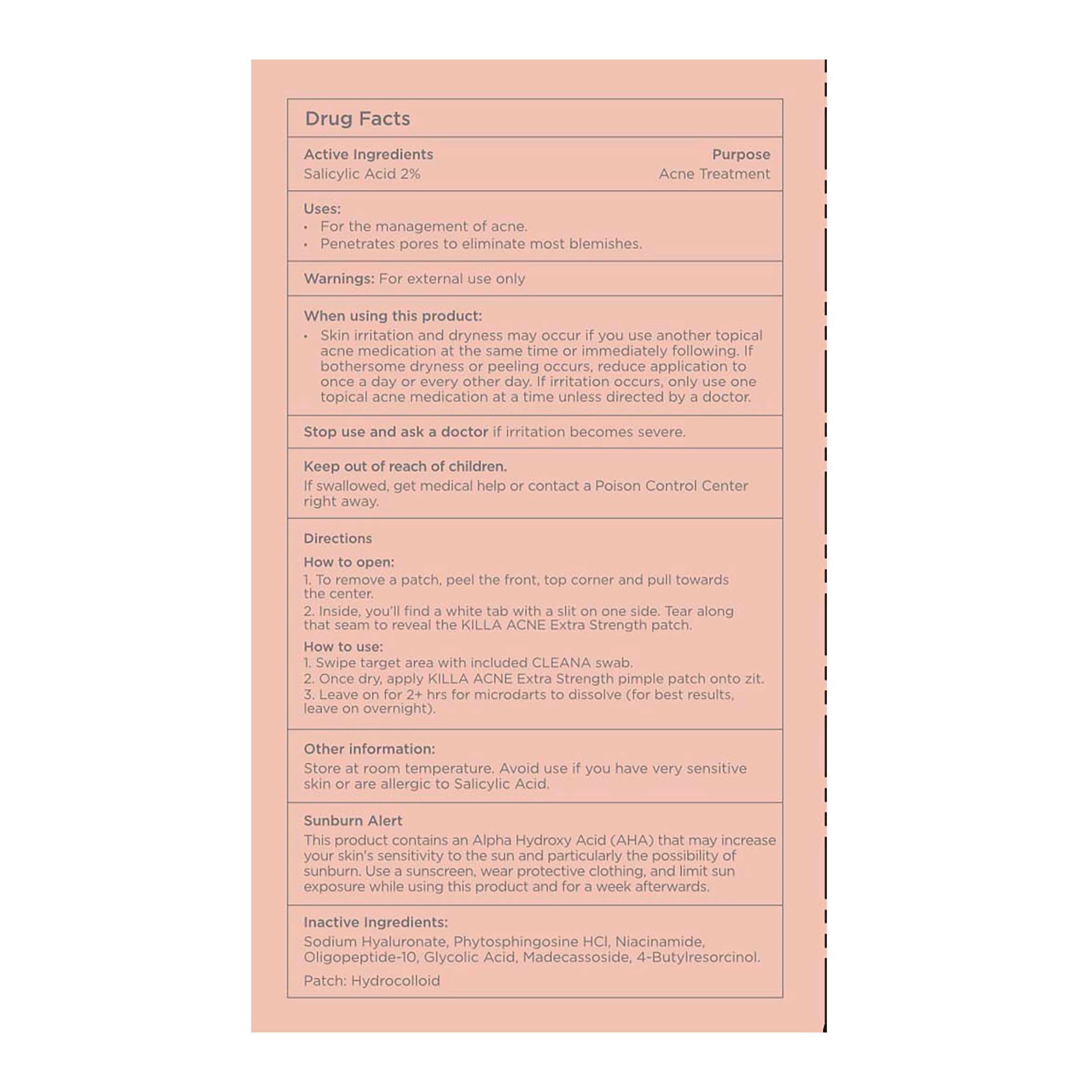 slide 1 of 1, ZitSticka Killa Acne Extra Strength Pimple Patch - 4ct, 4 ct