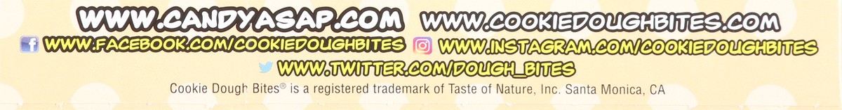 slide 9 of 12, Cookie Dough Bites Snacks, Cinnamon Bun, 3.1 oz