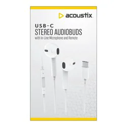 Acoustix USB C Stereo Earbuds