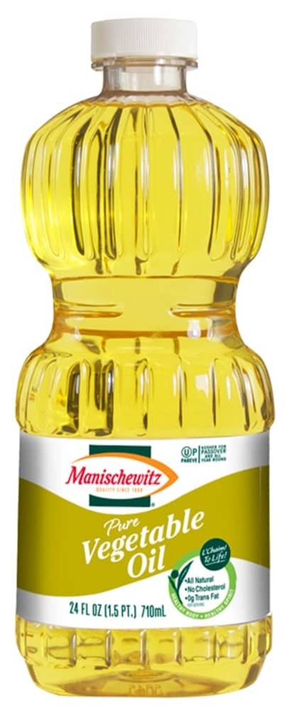 slide 1 of 1, Manischewitz Vegetable Oil, 24 fl oz