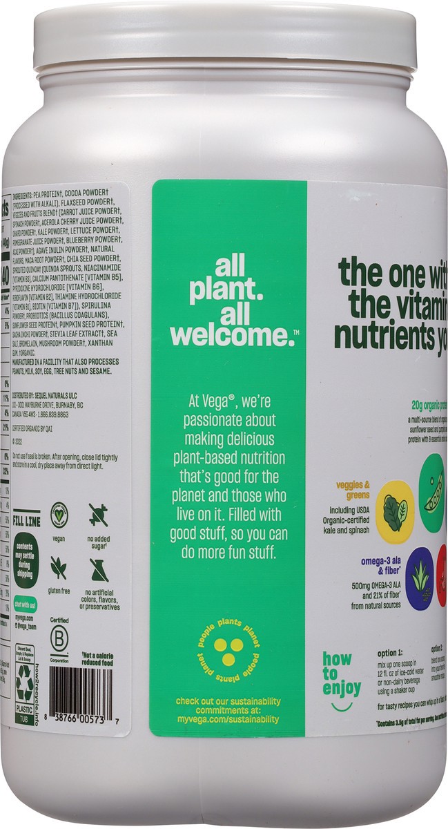 slide 5 of 9, Vega Organic Chocolate Mint All-in-One Shake 23.9 oz, 23.9 oz
