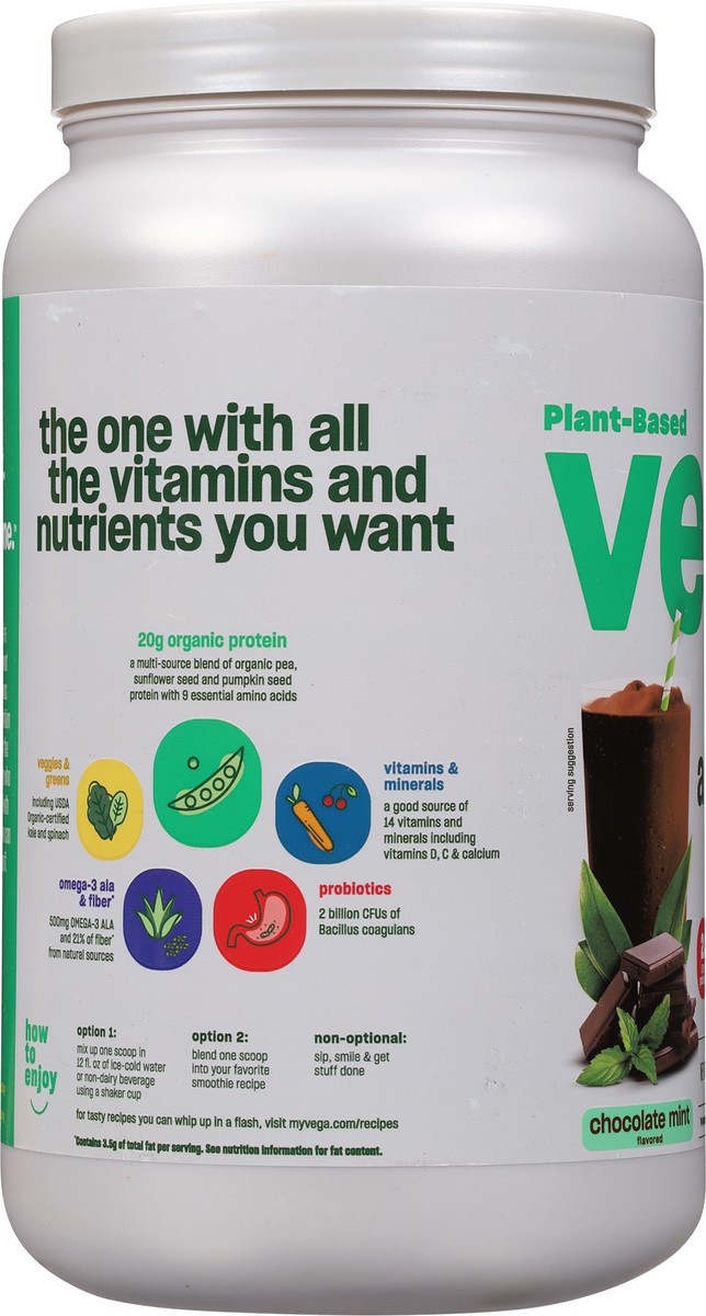 slide 7 of 9, Vega Organic Chocolate Mint All-in-One Shake 23.9 oz, 23.9 oz