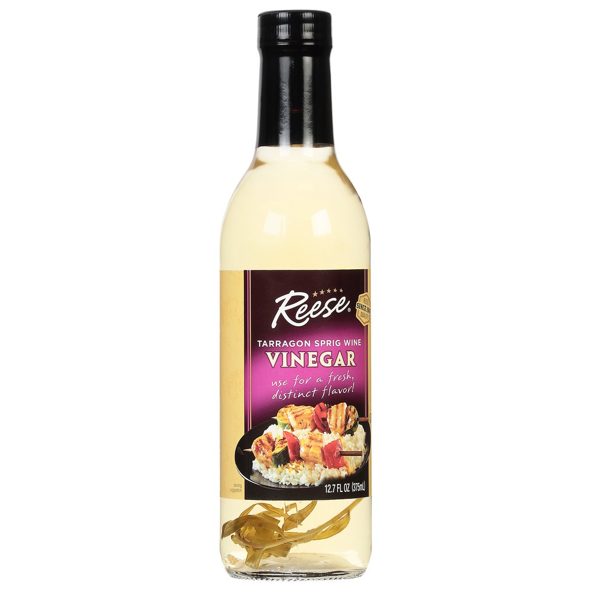 slide 4 of 10, Reese Tarragon Sprig Wine Vinegar 12.7 fl oz, 12.7 oz