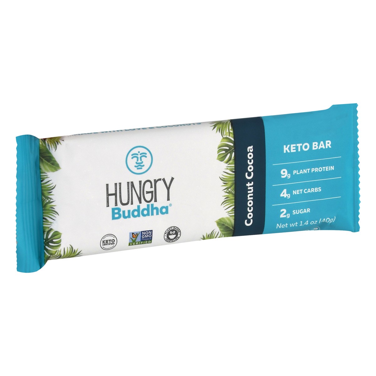 slide 8 of 9, Hungry Buddha Coconut Cocoa Keto Bar, 1.4 oz