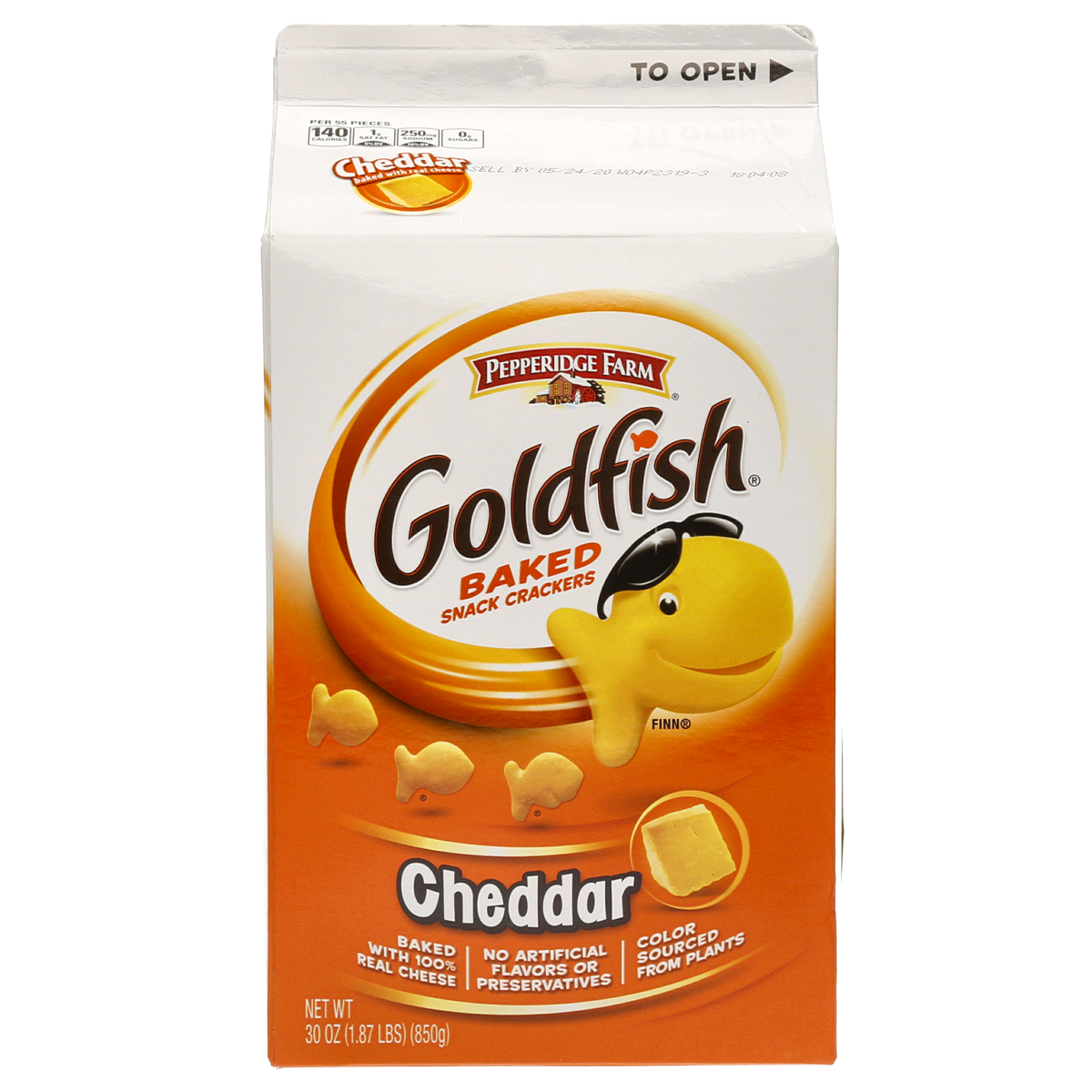 slide 1 of 1, Goldfish Crackers Holiday Colors, 30 oz