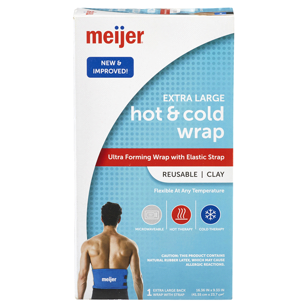 slide 1 of 1, Meijer Resuable Extra Large Hot & Cold Wrap, 1 ct