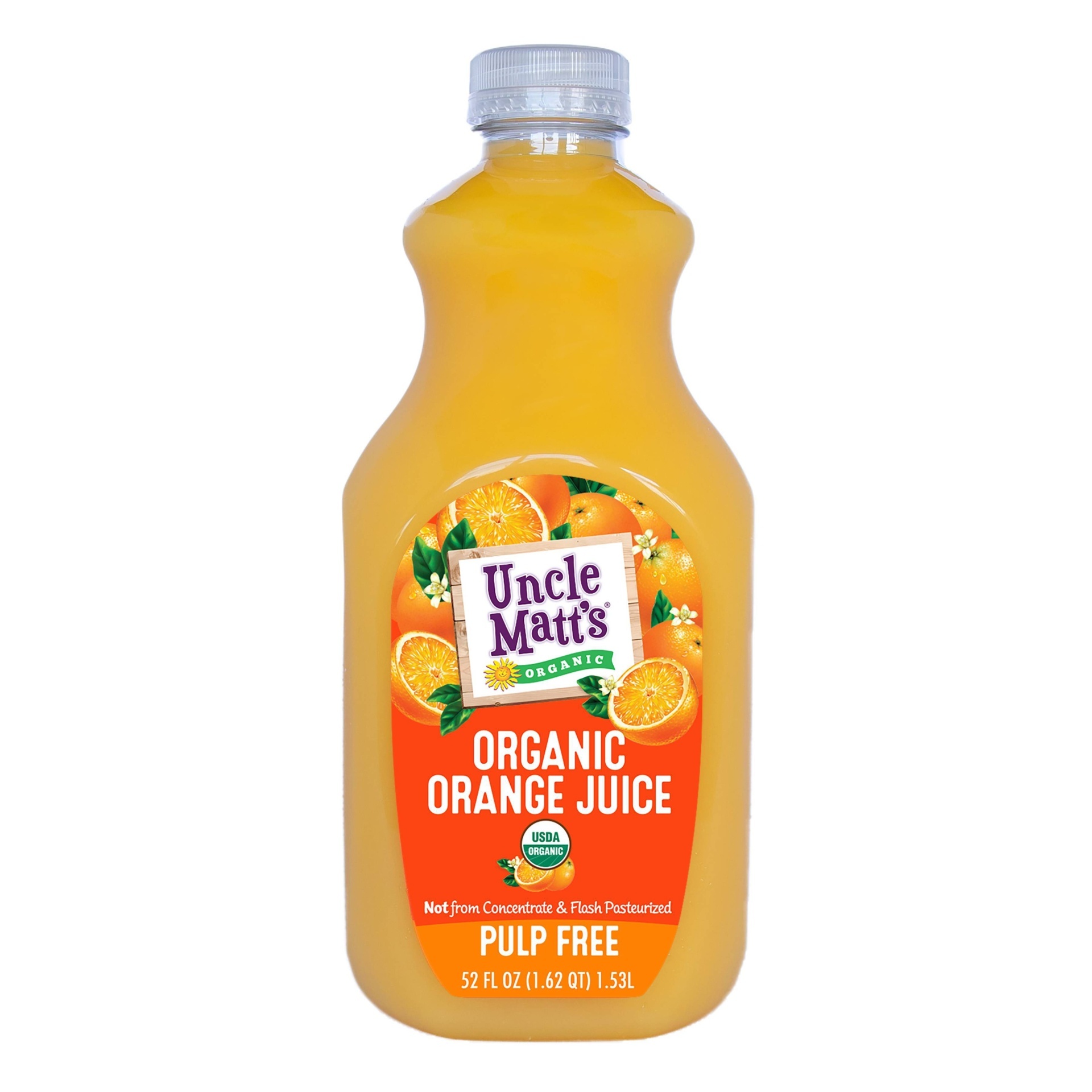 Uncle Matt's Organic Pulp Free Orange Juice 52 fl oz Shipt