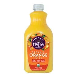Uncle Matt's Juice, Organic, Orange, Pulp Free