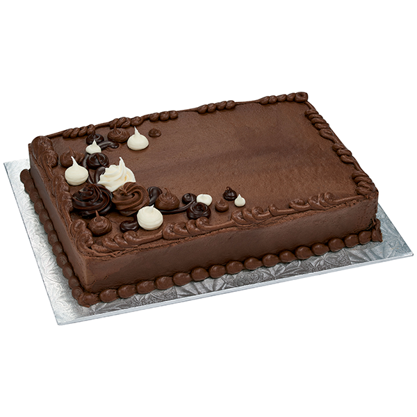 slide 1 of 1, L&B Quarter Sheet Chocolate Cake (Requires 48 Hours Advance Notice), 1 ct