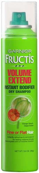 slide 1 of 1, Garnier Fructis Volume Extend Instant Bodifier Dry Shampoo For Fine or Flat Hair, 3.4 oz