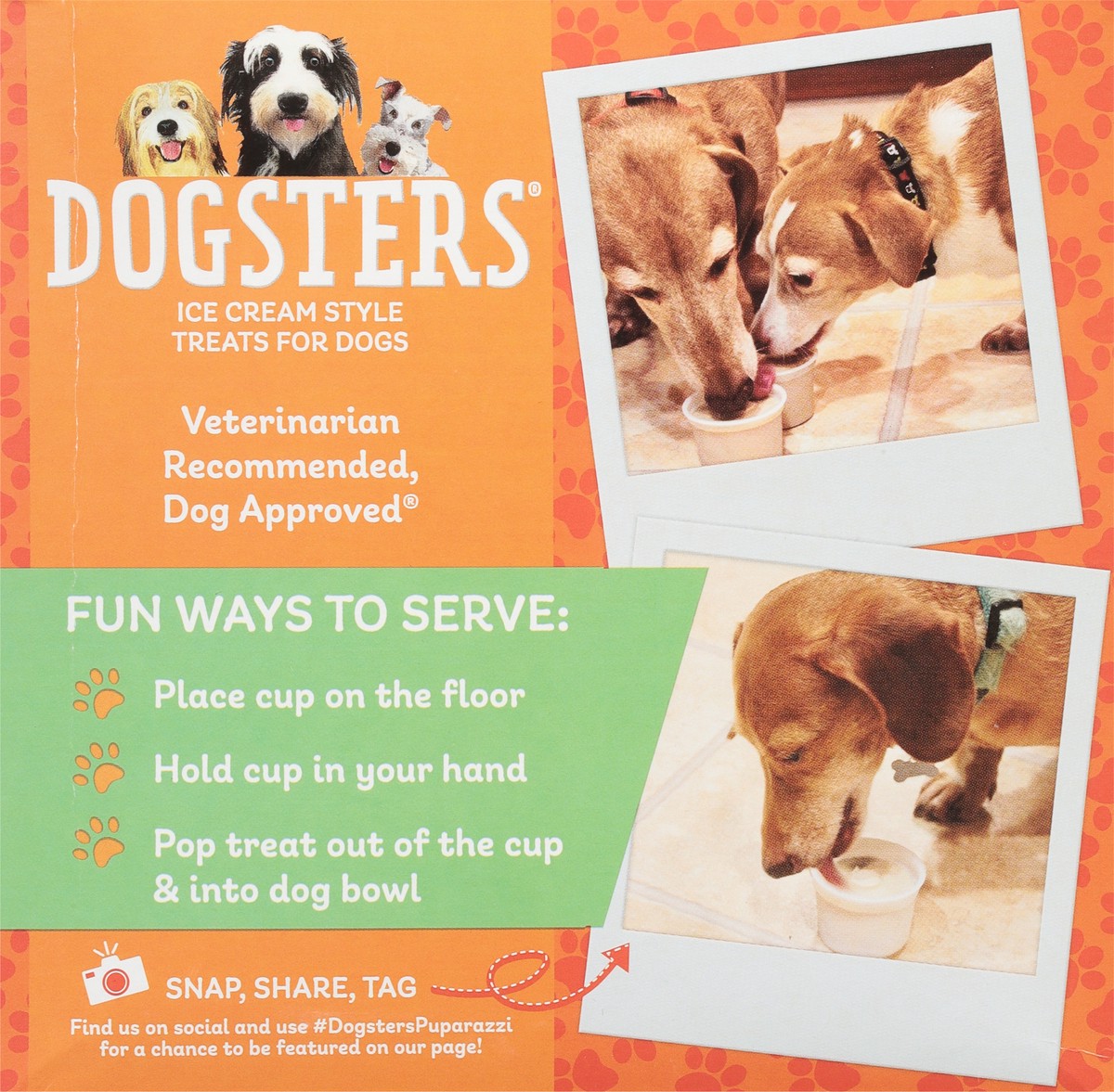 slide 5 of 10, Dogster's Ice Cream Style Minte Kissably Fresh Flavor Treats for Dogs 4 - 3.5 fl oz Cups, 4 ct