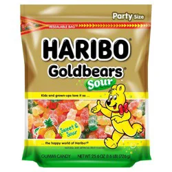 Haribo Sour Goldbears Gummi Candy - 25.6 oz