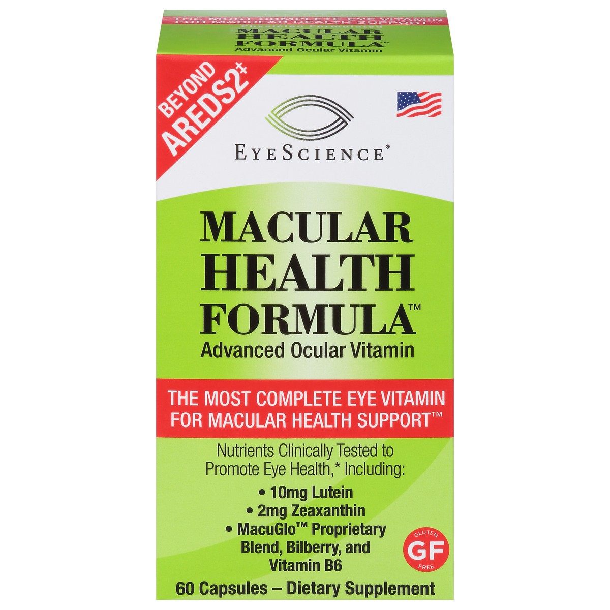 slide 8 of 15, EyeScience Macular Health Formula Capsules Advanced Ocular Vitamin 60 ea, 60 ct