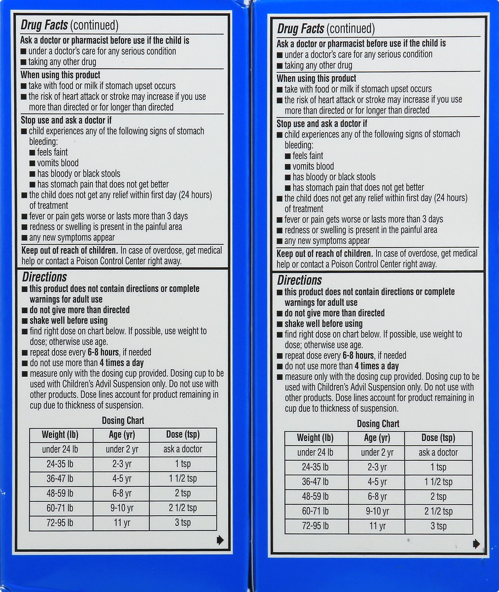 slide 6 of 11, Advil Oral Suspension 2 ea, 2 ct